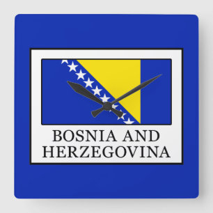 Reloj Cuadrado Bosnia y Herzegovina