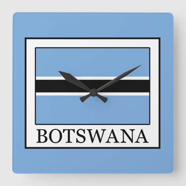 Reloj Cuadrado Botsuana (Anverso)