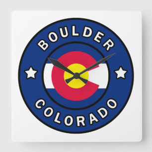 Reloj Cuadrado Boulder Colorado