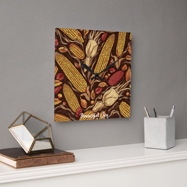 Reloj Cuadrado Bountiful Joy (Oficina)