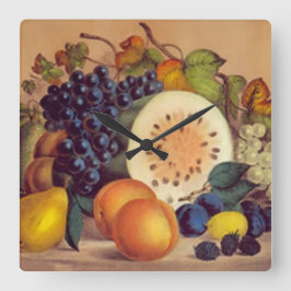 Reloj Cuadrado Bounty de otoño