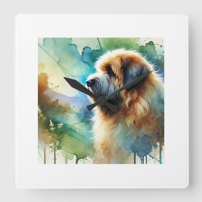 Reloj Cuadrado Bouvier des Ardennes 020924AREF151 - Watercolor (Anverso)