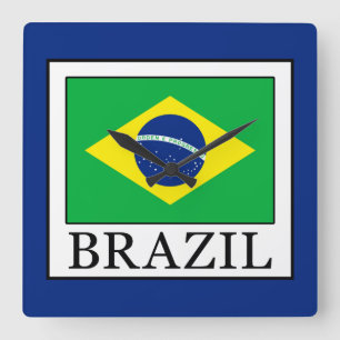 Reloj Cuadrado Brasil