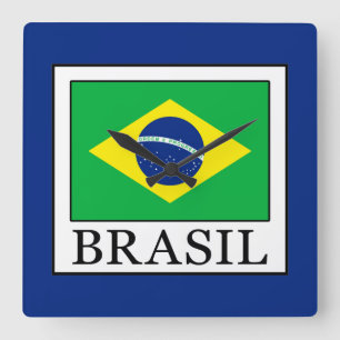 Reloj Cuadrado Brasil