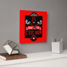 Reloj Cuadrado Bread