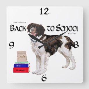 Reloj Cuadrado Bretaña de nuevo a escuela