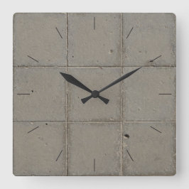 Reloj Cuadrado BRICK TILES | Decoración industrial