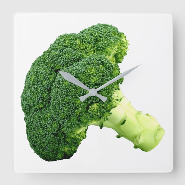 Reloj Cuadrado Broccoli (Anverso)