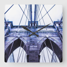 Reloj Cuadrado Brooklyn Bridge Design