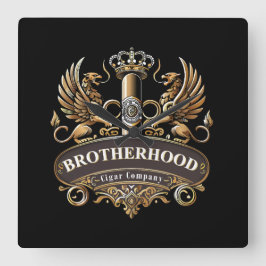 Reloj Cuadrado Brotherhood Cigar Company 