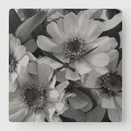 Reloj Cuadrado Brown observó las flores de Susan