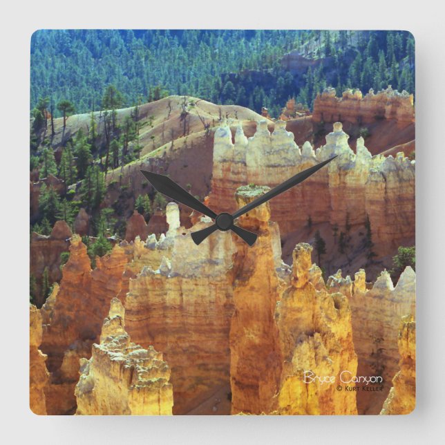 Reloj Cuadrado Bryce Canyon (Anverso)