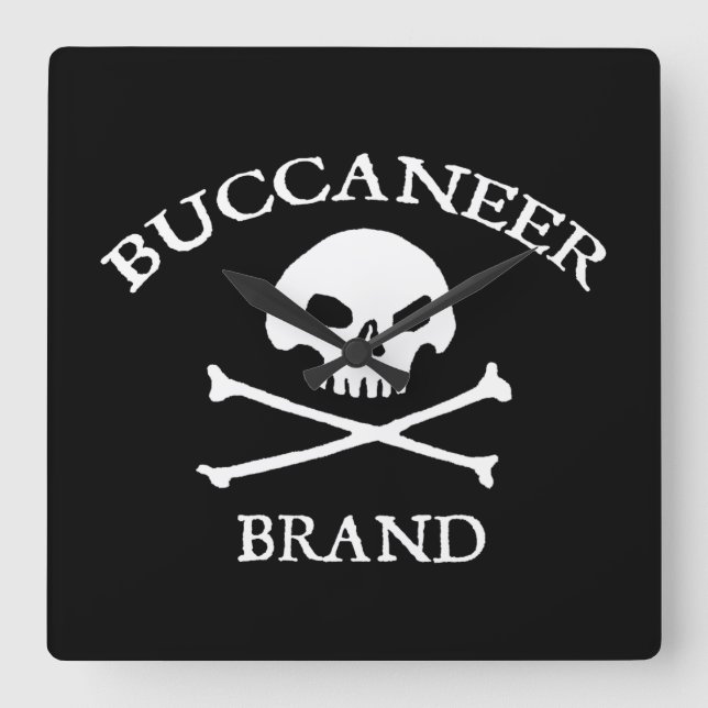 Reloj Cuadrado Buccaneer Brand (Anverso)