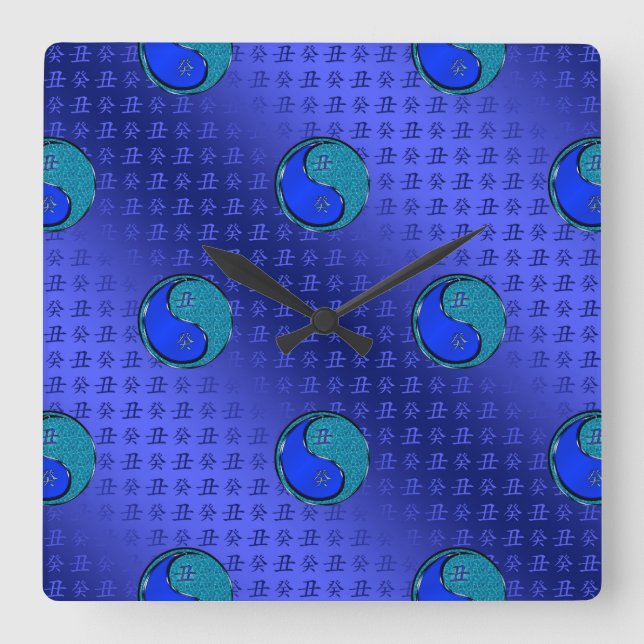 Reloj Cuadrado Buey de Agua (Anverso)