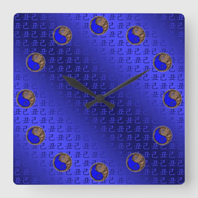 Reloj Cuadrado Buey de Tierra (Anverso)