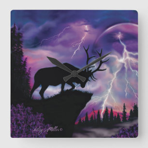 Reloj Cuadrado Bull Elk