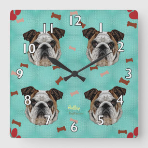 Reloj Cuadrado Bulldog