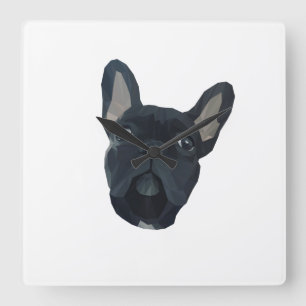 Reloj Cuadrado Bulldog Francés Perro Mascota Animal