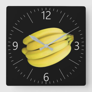 Reloj Cuadrado Bunch of bananas