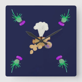 Reloj Cuadrado Burns supper