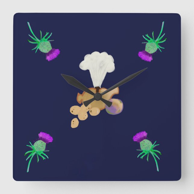 Reloj Cuadrado Burns supper (Anverso)