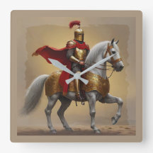 Caballero medieval y caballo