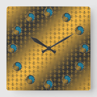 Reloj Cuadrado Caballo de Agua
