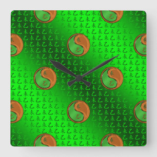 Reloj Cuadrado Cabra de Madera