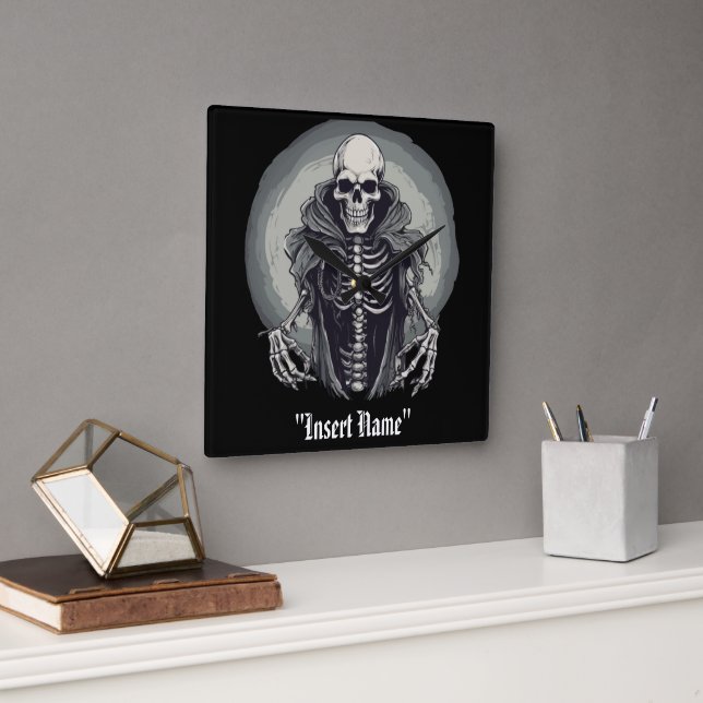 Reloj Cuadrado Cadaver vestido (Oficina)