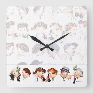 Reloj Cuadrado Cadena del chisme 4