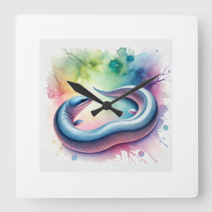 Reloj Cuadrado Caecilian Serenity 260824AREF138 - Watercolor