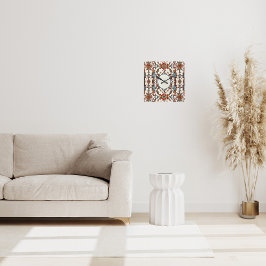 Reloj Cuadrado Caída fabulosa y azul