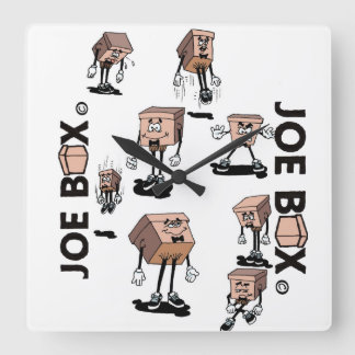 Reloj Cuadrado Caja Joe en la caja de tiempo de diversión del rel