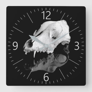 Reloj Cuadrado Calavera animal
