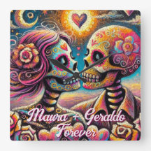 Calaveras de Azúcar Personalizadas en Chalk Pastel