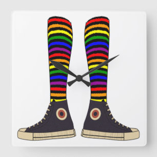 Reloj Cuadrado Calcetines de LGBT