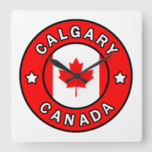Reloj Cuadrado Calgary Canada