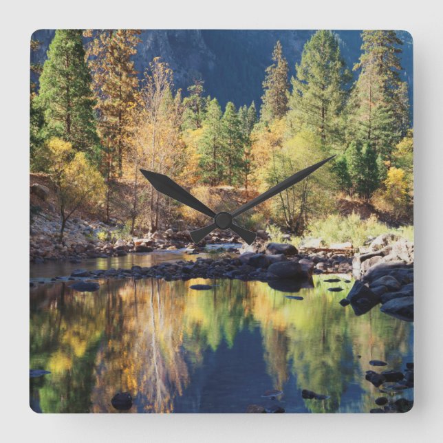 Reloj Cuadrado California, Sierra Nevada, Yosemite 4 (Anverso)