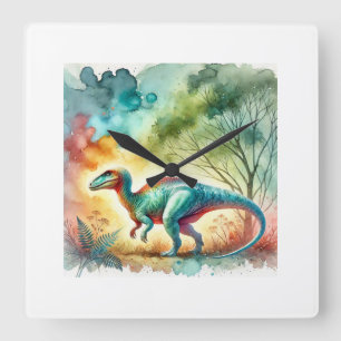 Reloj Cuadrado Camarasaurus Majesty 110724AREF118 - Watercolor