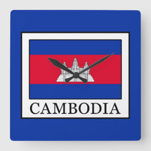 Reloj Cuadrado Camboya