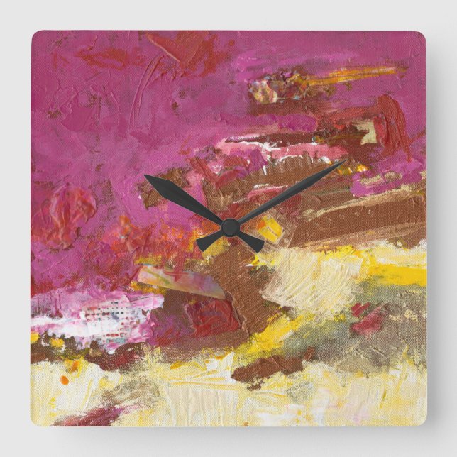Reloj Cuadrado Camina con él (Anverso)