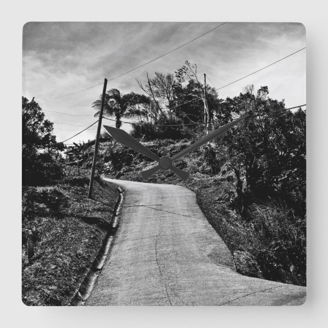 Reloj Cuadrado camino arriba (Anverso)