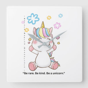 Reloj Cuadrado Camiseta Believe in Unicorns