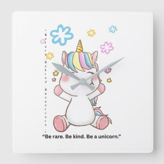 Reloj Cuadrado Camiseta Believe in Unicorns | 