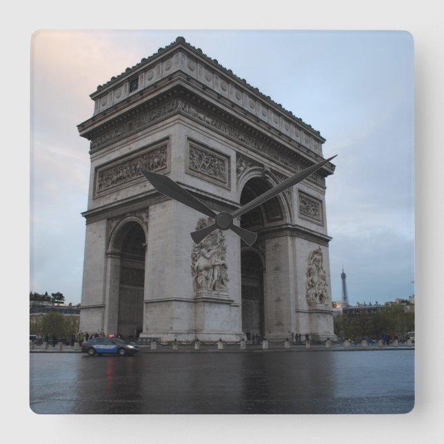 Reloj Cuadrado Campos Elíseos - París, Francia (Anverso)