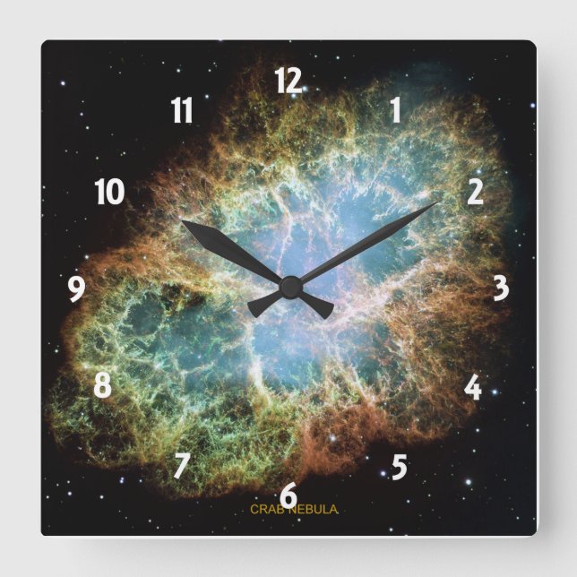 Reloj Cuadrado Canab Nebulosa (Anverso)