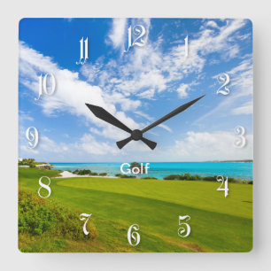 Reloj Cuadrado Cancha de golf