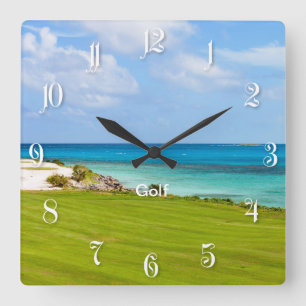 Reloj Cuadrado Cancha de golf