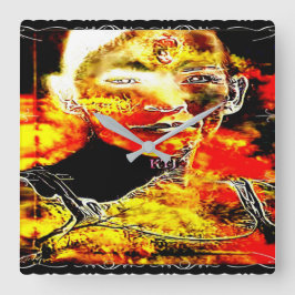 Reloj Cuadrado Candy de fuego 01