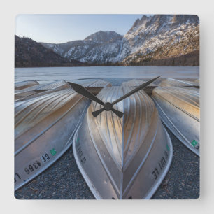 Reloj Cuadrado Canoe At The Lake